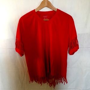 Premium Basic USA Fringe Top For Women